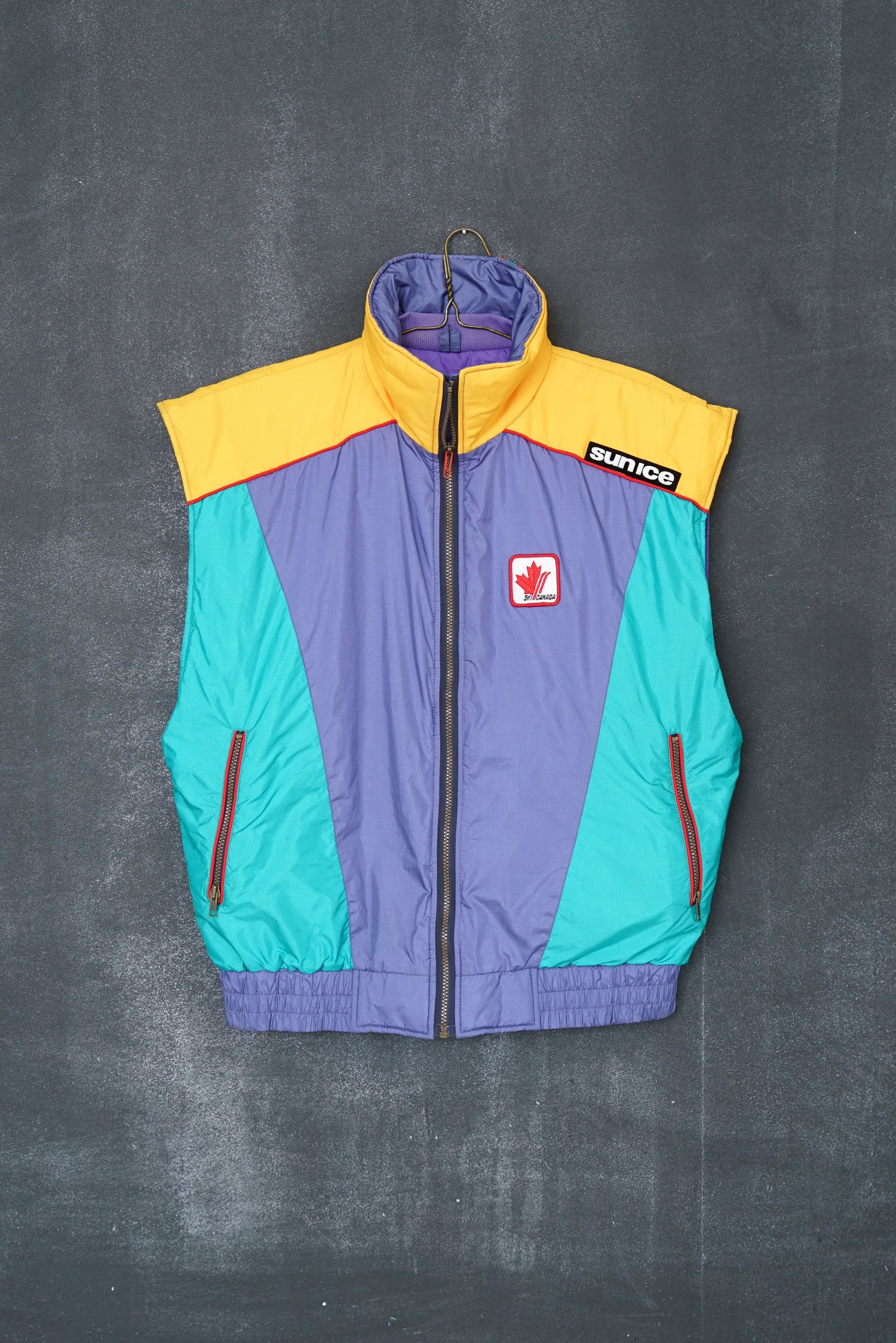 Veste sans manche rétro 80s SunIce pour homme M-L