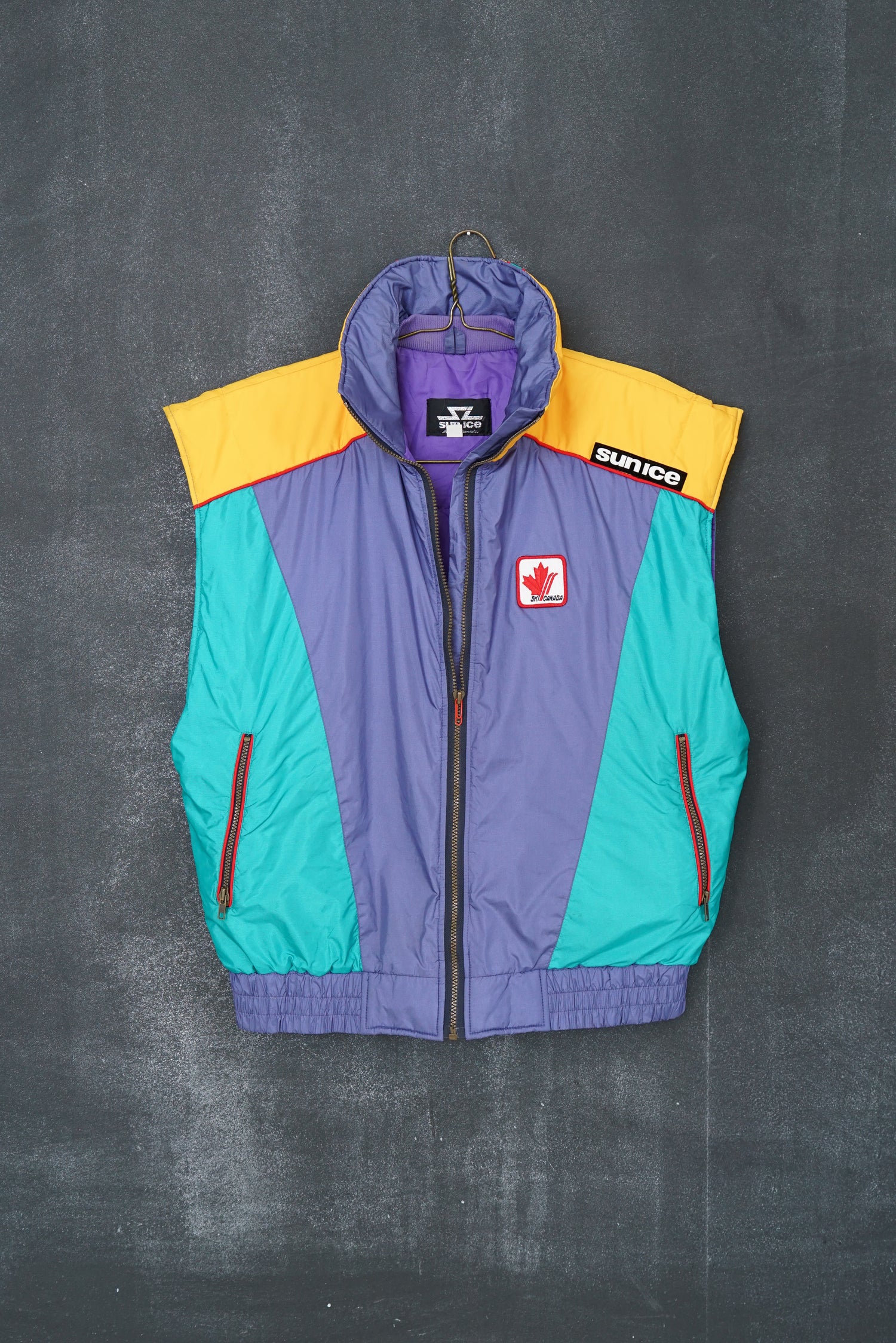 Veste sans manche rétro 80s SunIce pour homme M-L