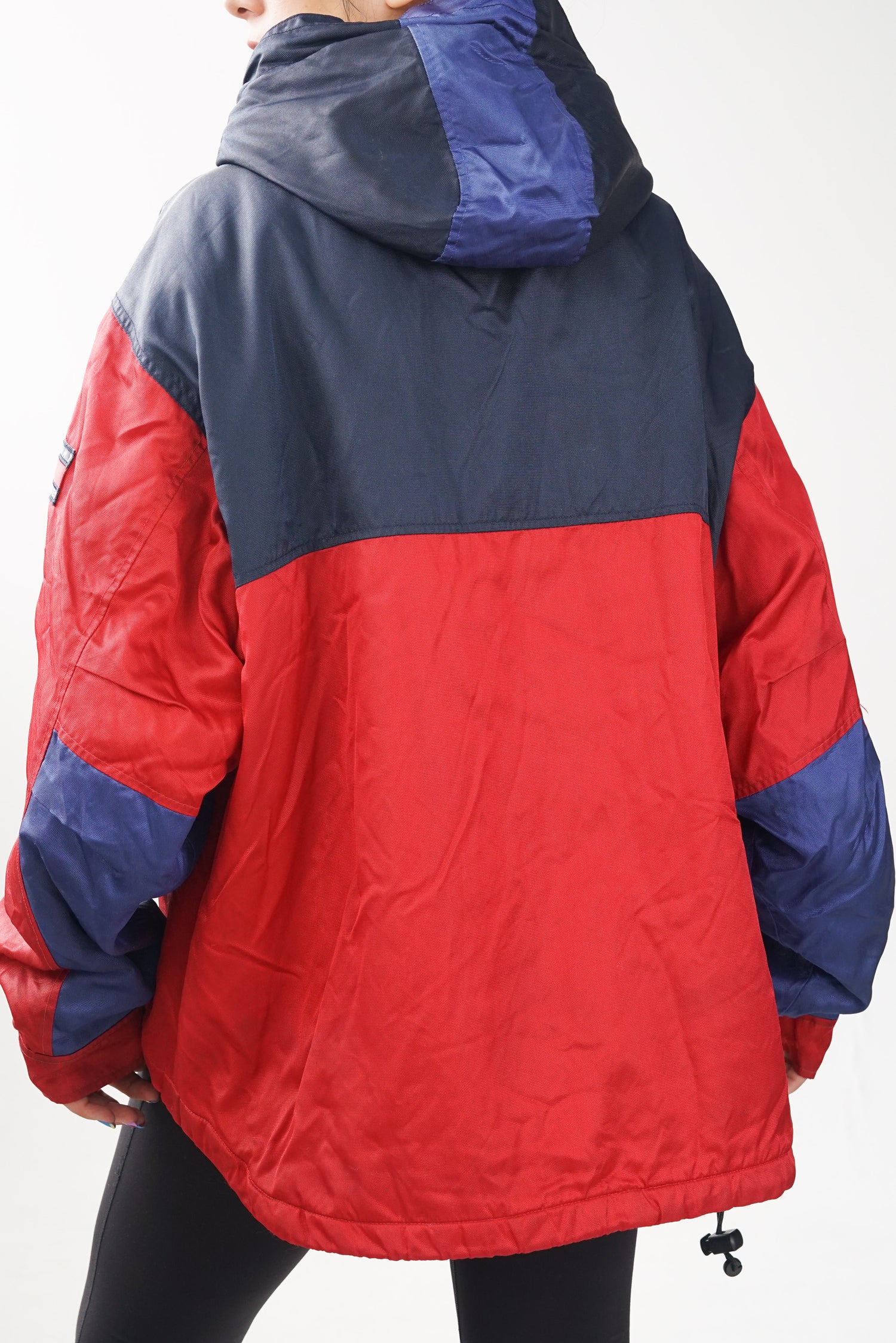 Manteau Tommy Hilfiger vintage 90s avec intérieur en polar pour homme taille L (tel quel)