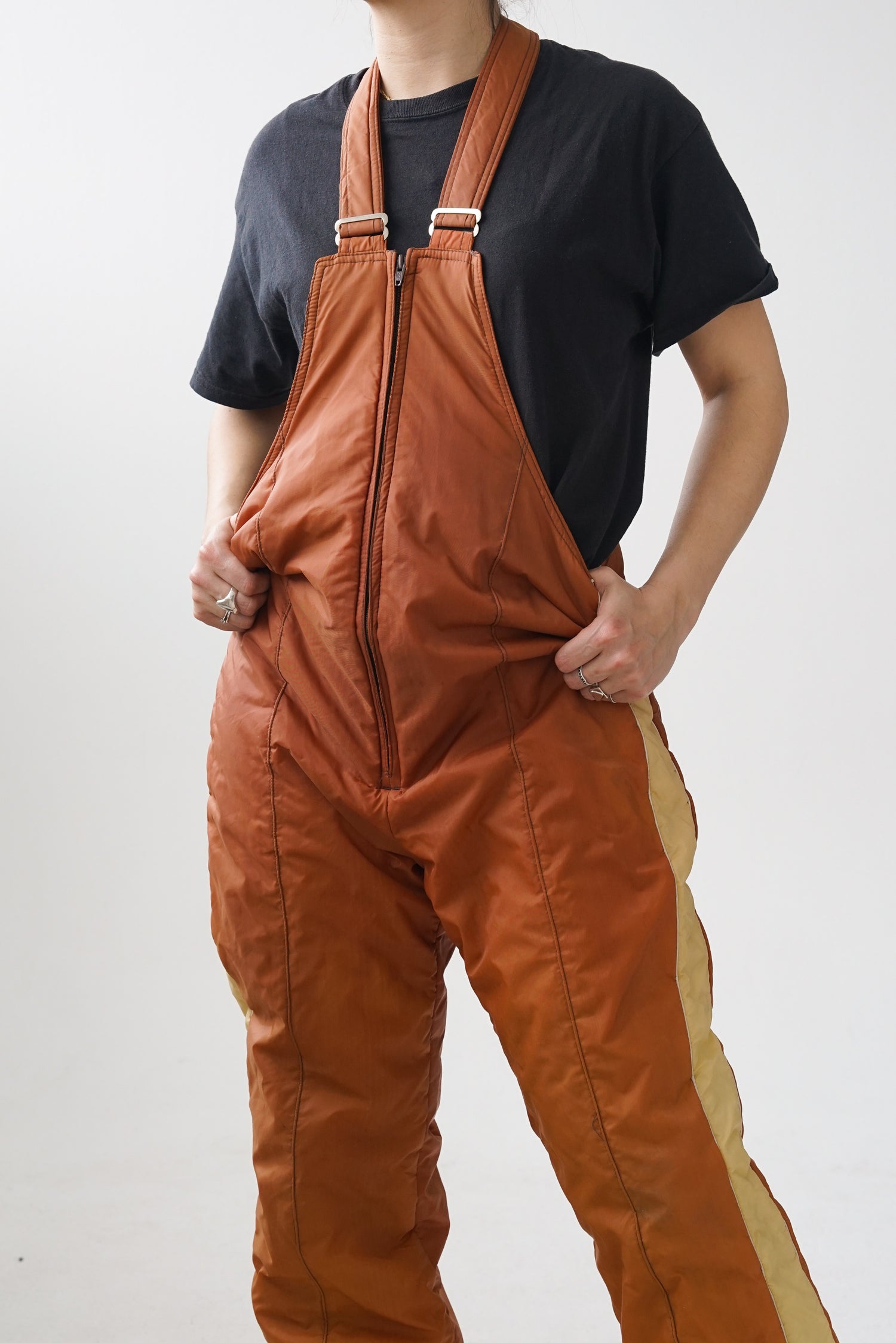 Pantalon de neige rétro 70s St. Moritz pour homme taille M-L (32-34)