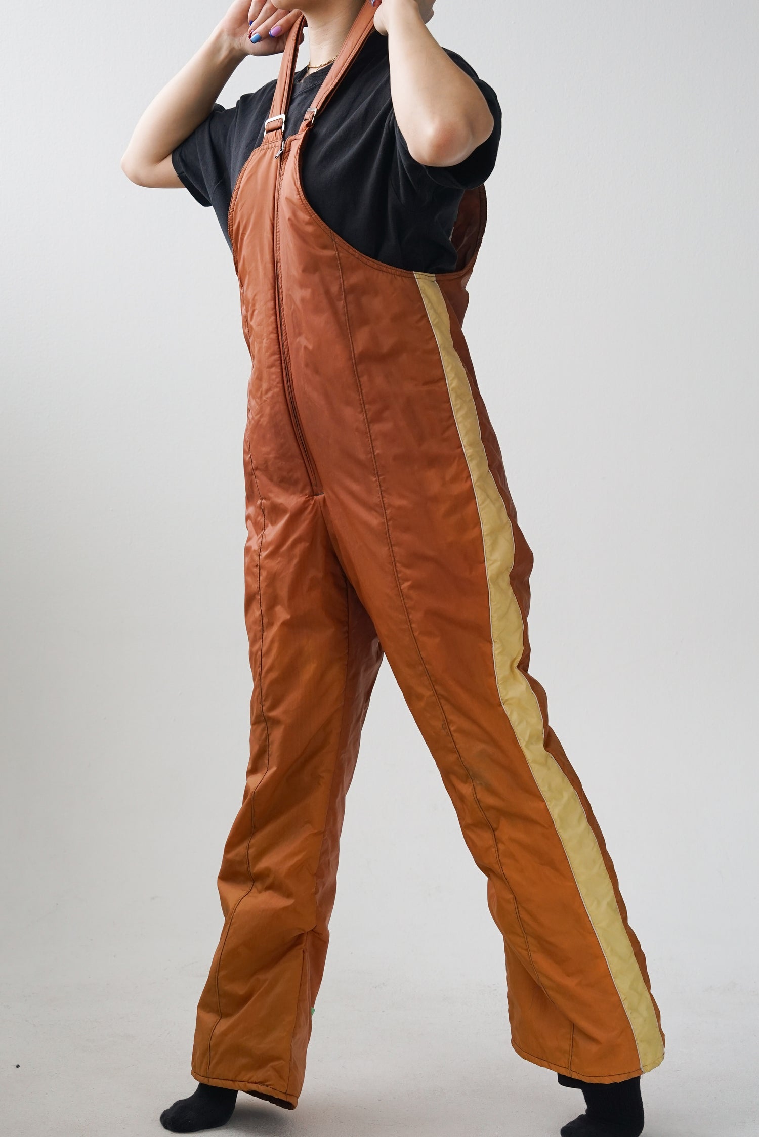 Pantalon de neige rétro 70s St. Moritz pour homme taille M-L (32-34)