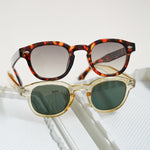 Ribotti Remake Baby Laz unisex sunglasses – retro classic 90s style, round wayfarer frame, tinted lenses