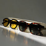 Ribotti Remake Jack Stark unisex sunglasses - retro classic 90s style, round wayfarer frame, tinted lenses