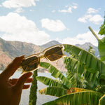 Ribotti Remake Seven Fincher unisex sunglasses - vintage 90s style, rectangular clear frame, grey tinted lenses 