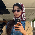 Ribotti Remake Spy Juni unisex sunglasses - black oval frame, black tinted lenses, retro-futuristic minimalist 2000s style 