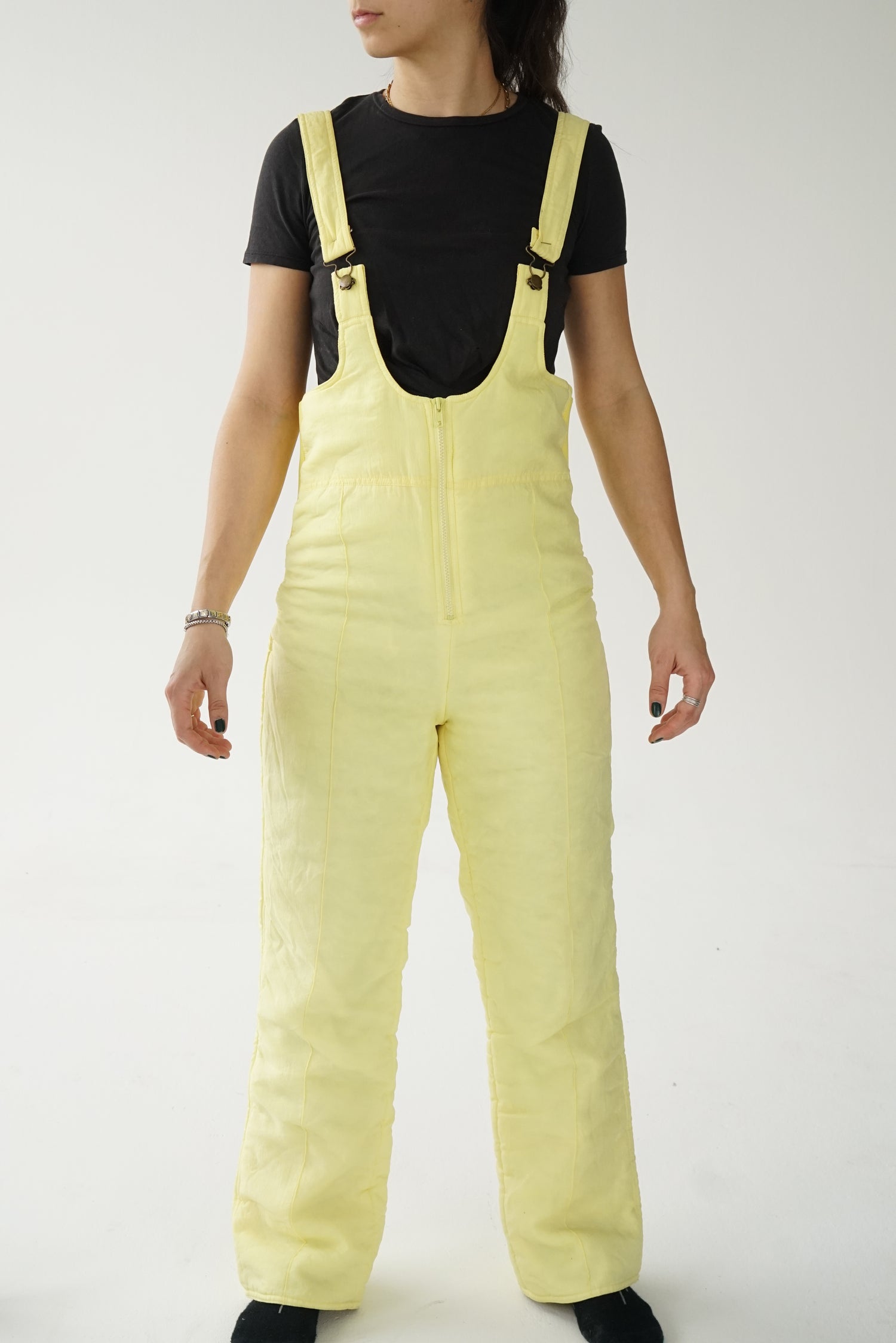 Salopette jaune vintage sans nom unisexe taille S