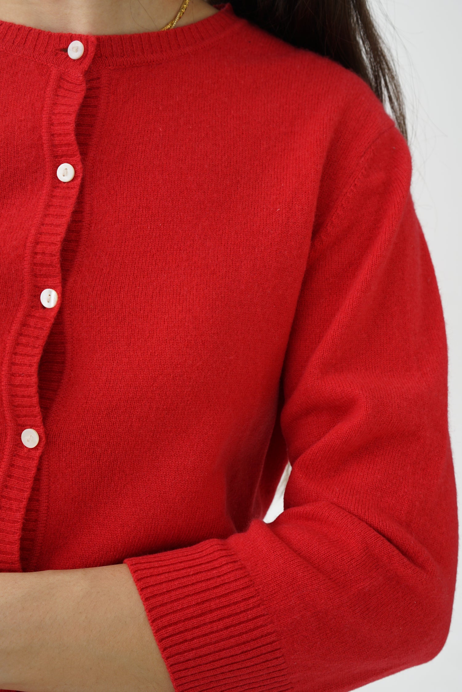 Chandail à bouton vintage 2000s  probablement en cachemire pour femme taille M-L