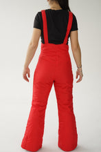 Load image into Gallery viewer, Pantalon salopette vintage sans nom rouge pour femme taille 6 (XS-S)
