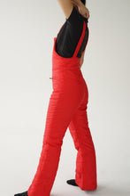Charger l&#39;image dans la galerie, Pantalon salopette vintage sans nom rouge pour femme taille 6 (XS-S)
