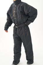 Charger l&#39;image dans la galerie, One piece vintage Look ski suit, snow suit pour homme taille 54 (XL)
