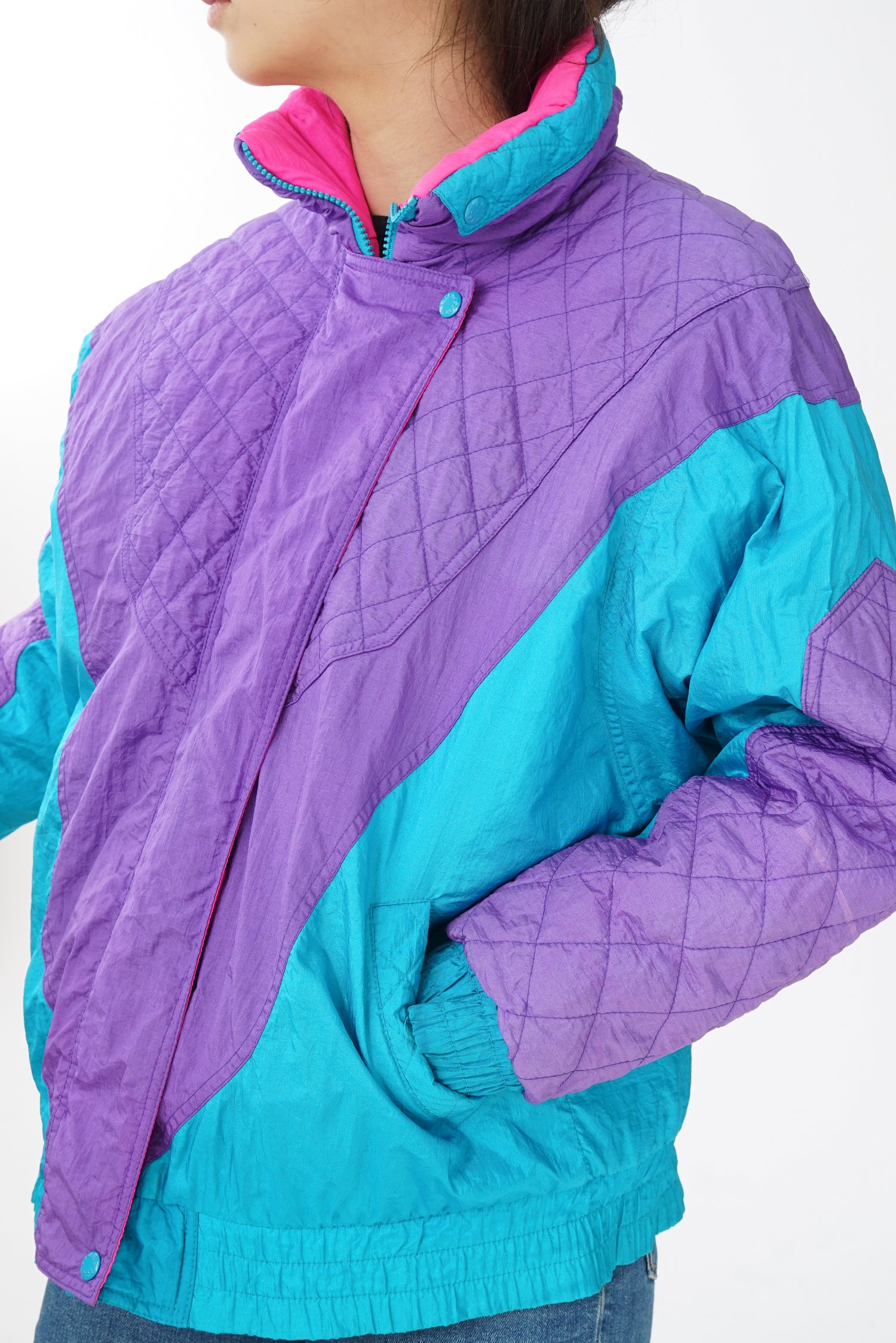 Manteau rétro 80s sans nom unisexe taille M