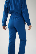 Load image into Gallery viewer, One piece Boca Bay ski suit, thin hard shell blue/turquoise snow suit for women size XS
