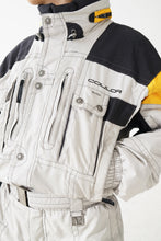 Load image into Gallery viewer, One piece Couloir snow suit ski suit gris, noir et jaune pour homme taille 42 (M)
