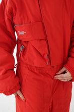 Charger l&#39;image dans la galerie, One piece Skiss ski suit, snow suit rouge pour homme taille L-XL
