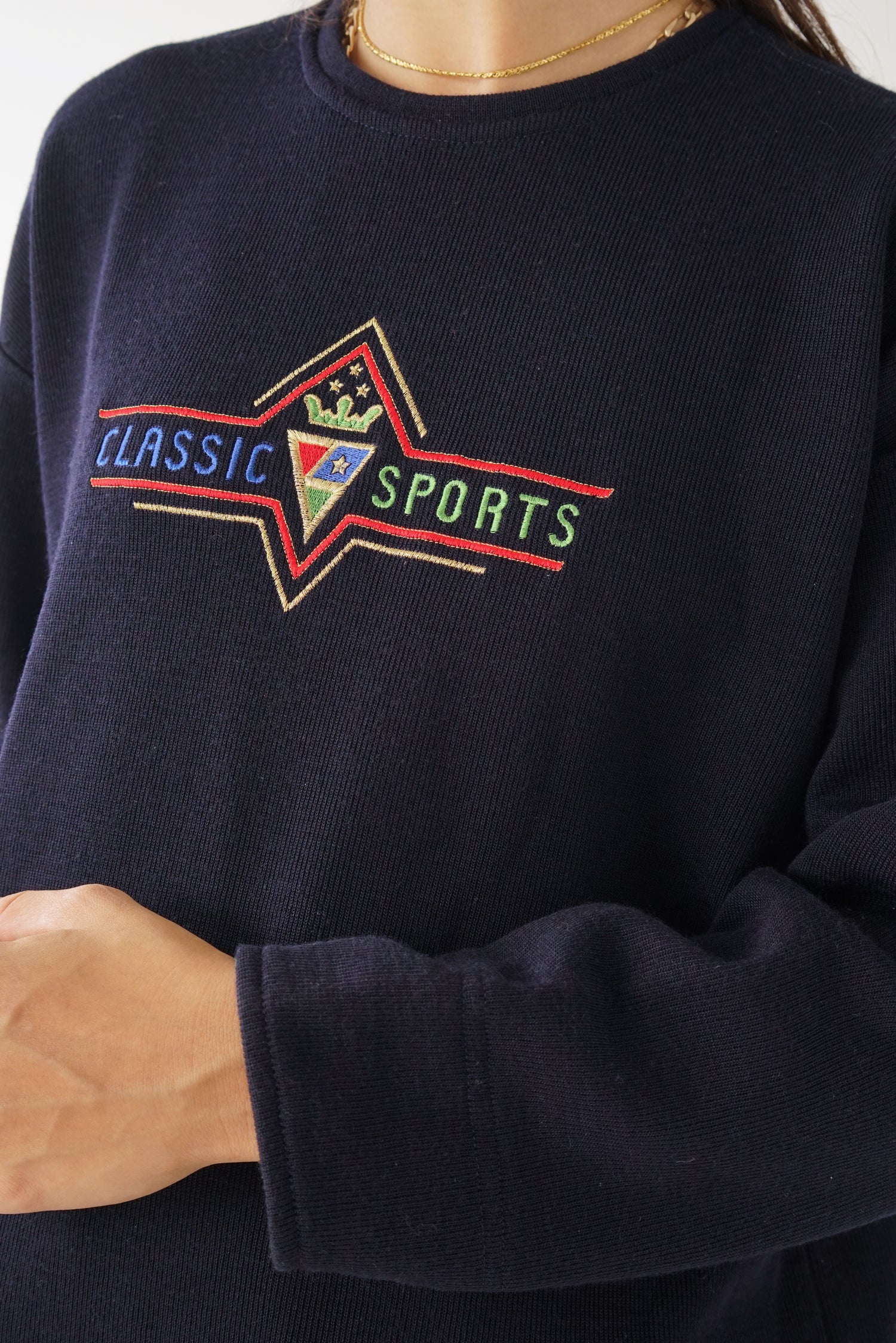 Chandail en mélange de laine vierge vintage Classic Sports pour homme taille 42 (L)