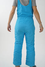 Load image into Gallery viewer, Vintage light blue overalls snow pants for women size 10 (S)
