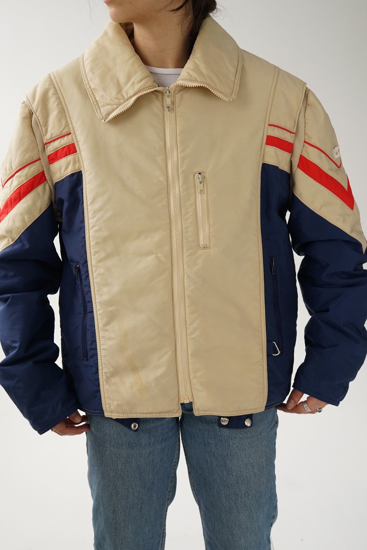 Manteau de ski vintage White Stag pour homme L