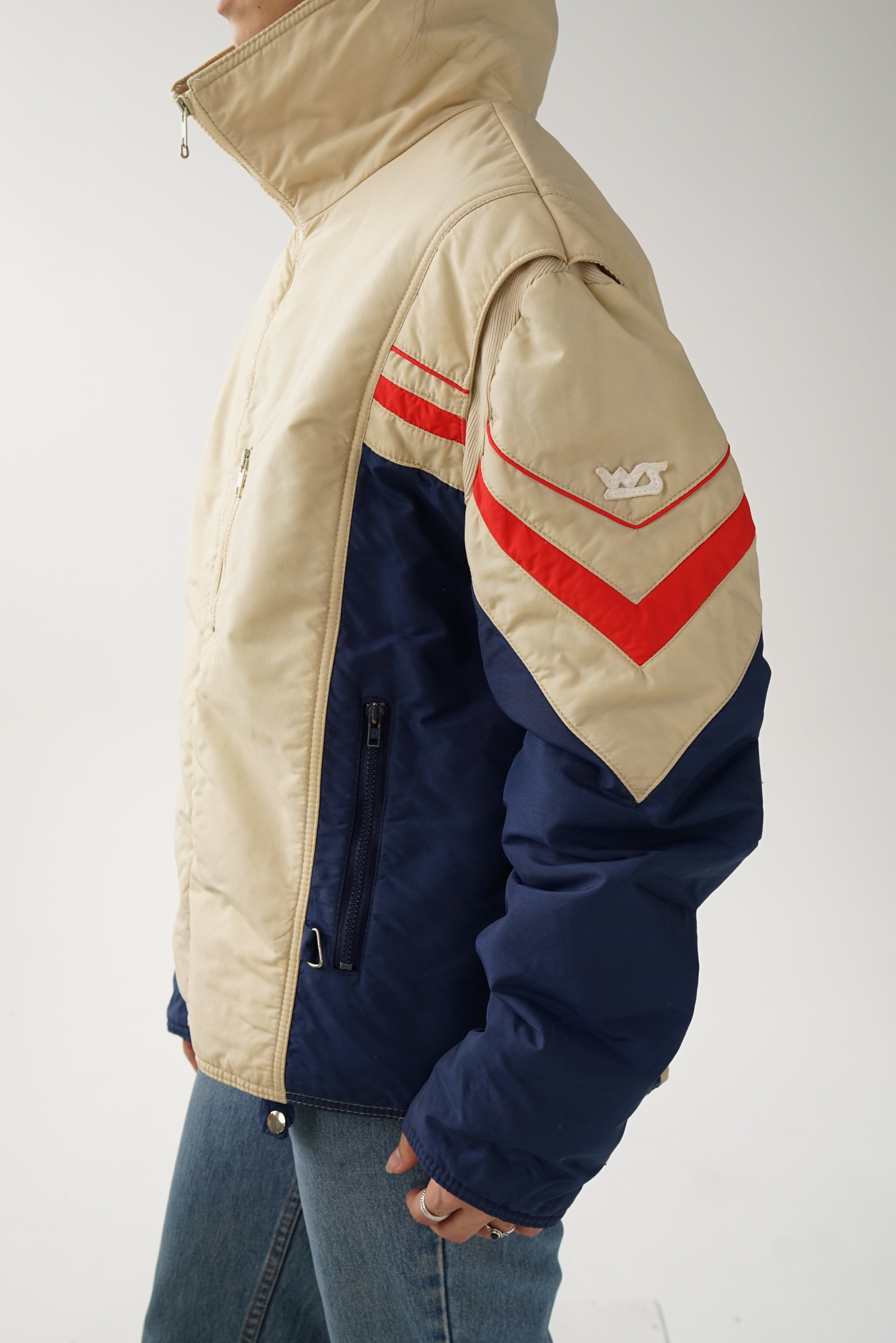 Vintage 60s 70s White Stag ski jacket for men size M Ribotti Vintage