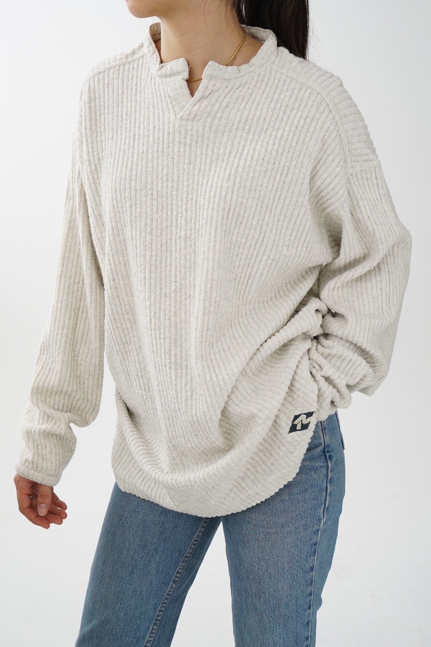 Crewneck vintage style corduroy RipZone pour homme taille M (40)