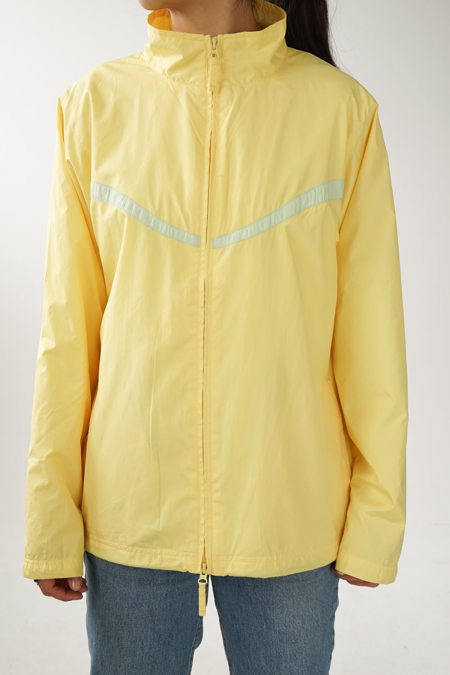 Veste de sport jaune pâle Aurea pour femme taille XL