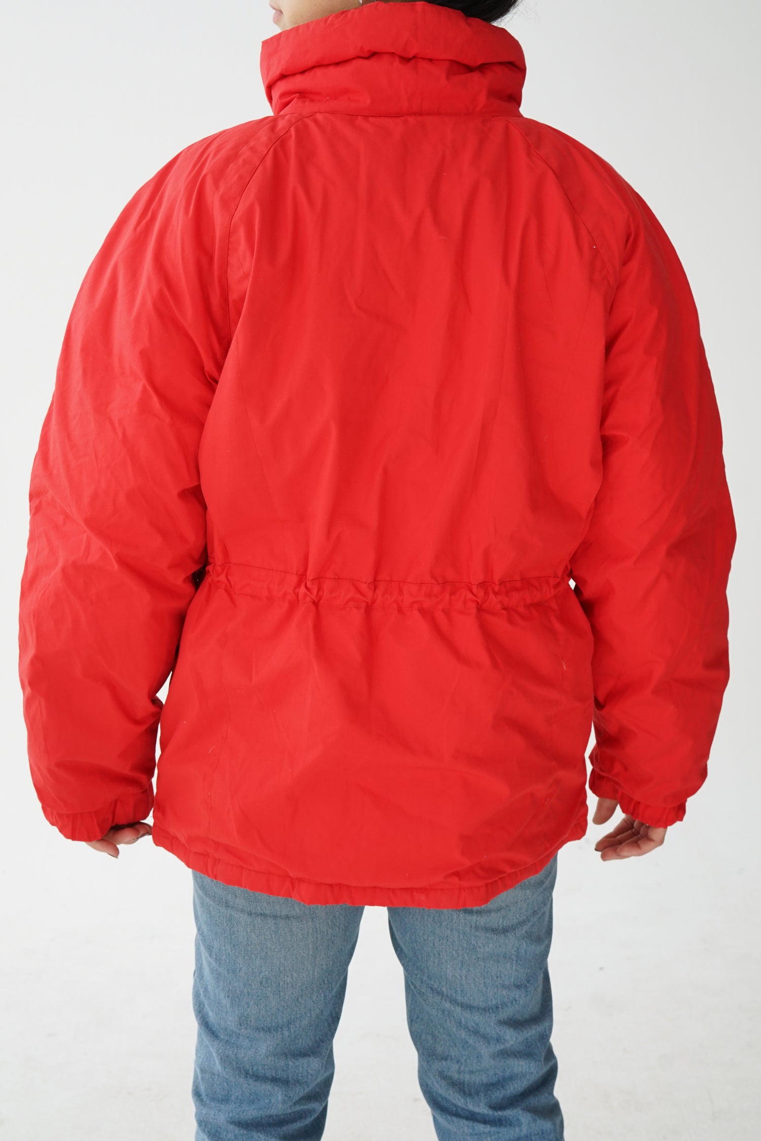 Manteau en duvet Sportstop rouge unisex taille M-L