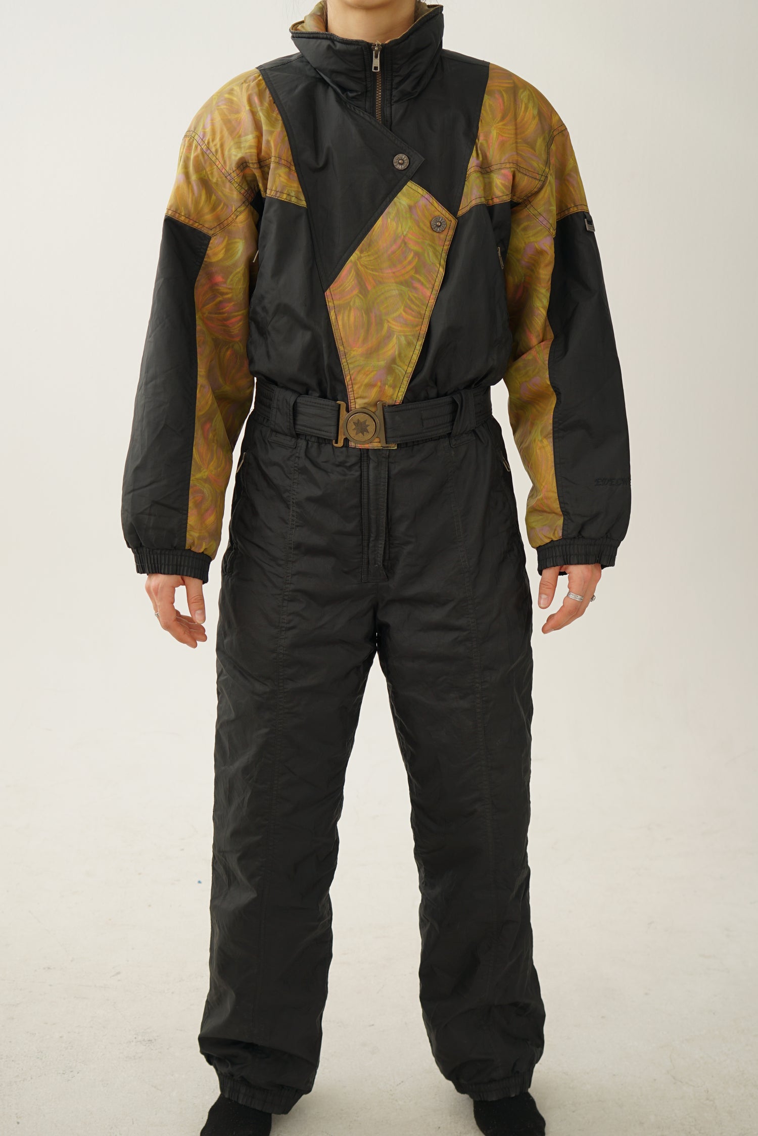 Vintage one piece Edelweiss ski suit, snow suit size 10