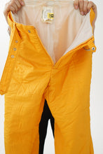 Load image into Gallery viewer, Vintage yellow snow pants for women size S
