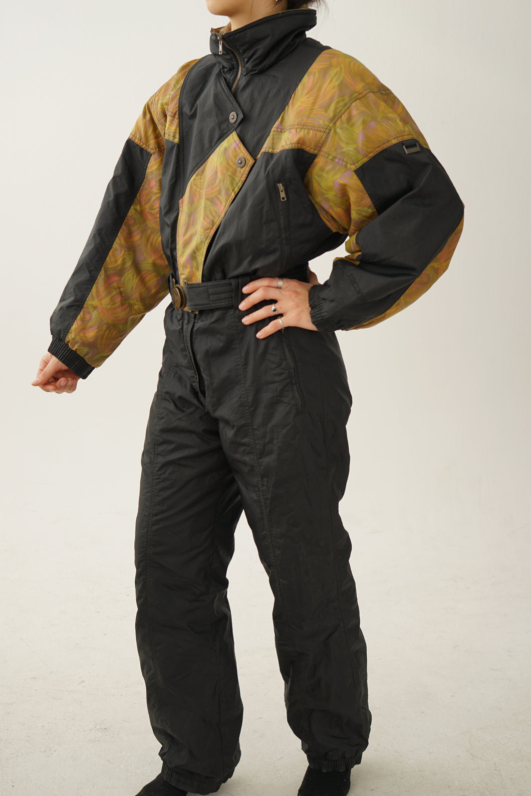 Vintage one piece Edelweiss ski suit, snow suit size 10