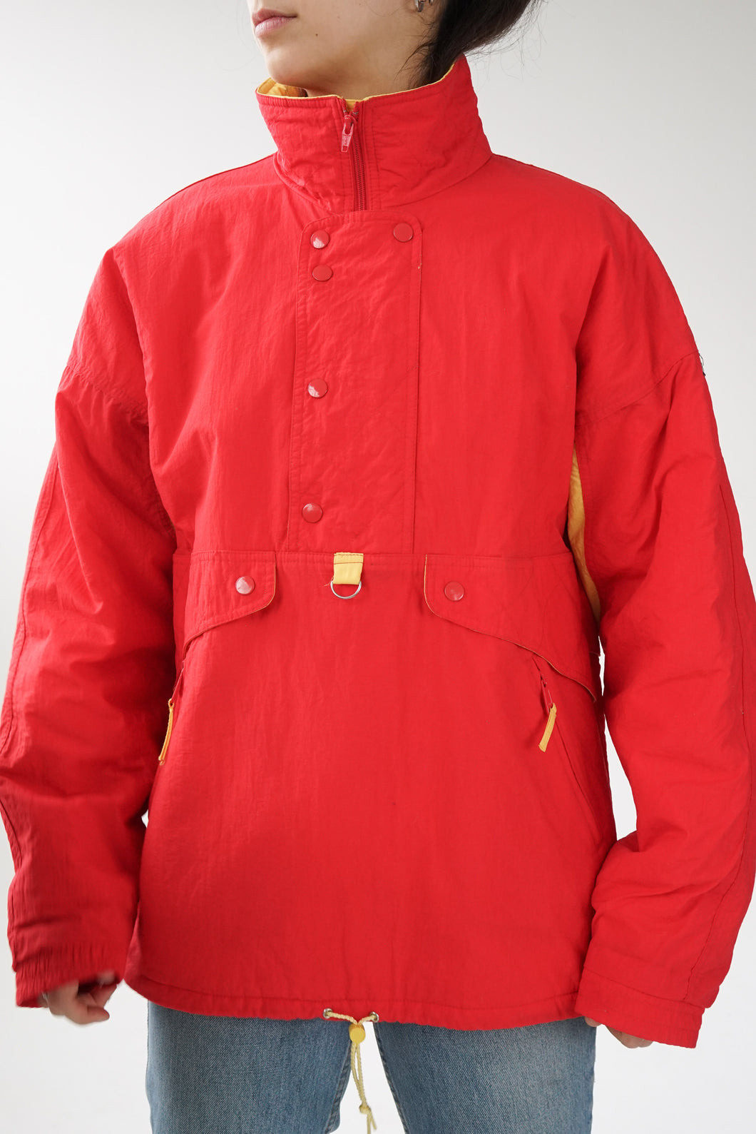Manteau léger Lifa rouge et jaune taille M-L