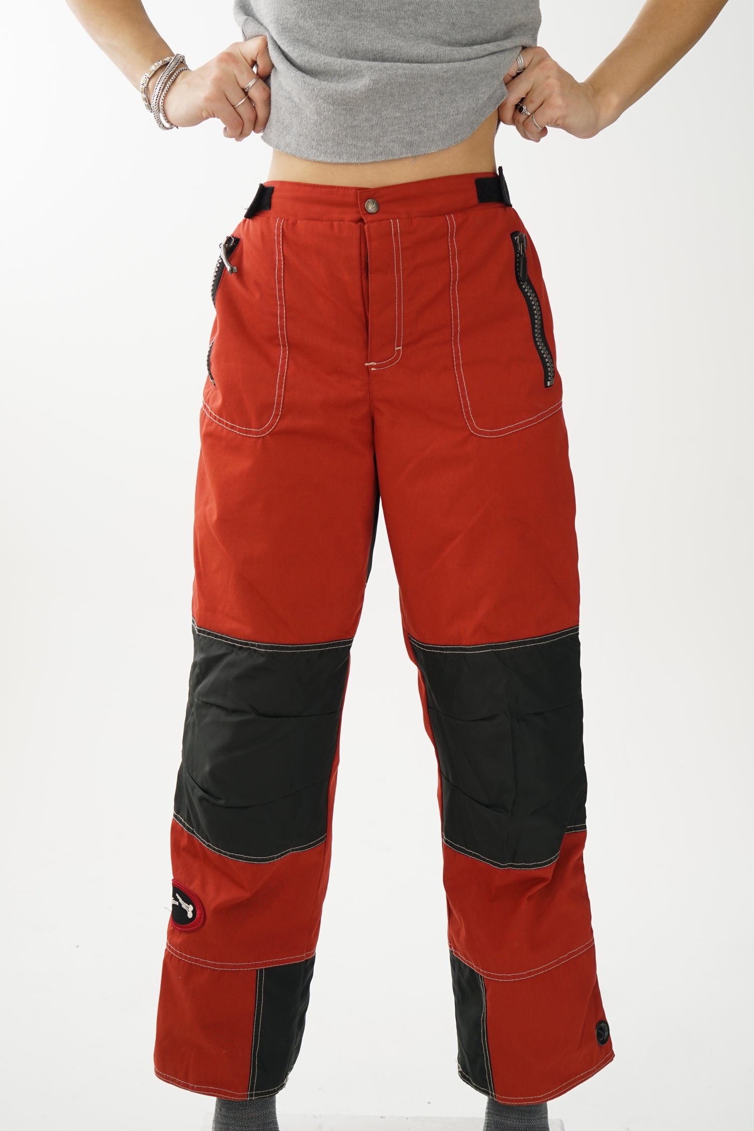 Vintage Bad Bones unisex snow pants size M brand new