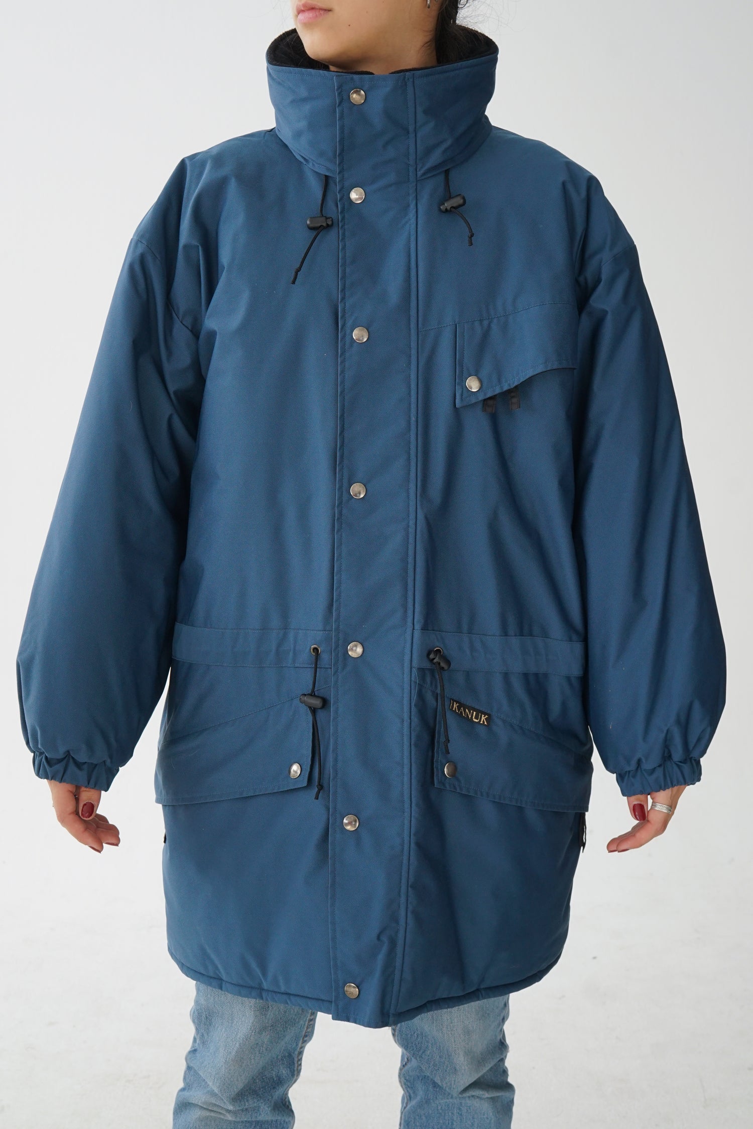 Manteau Kanuk TOUNDRA bleu métallique unisex taille L-XL