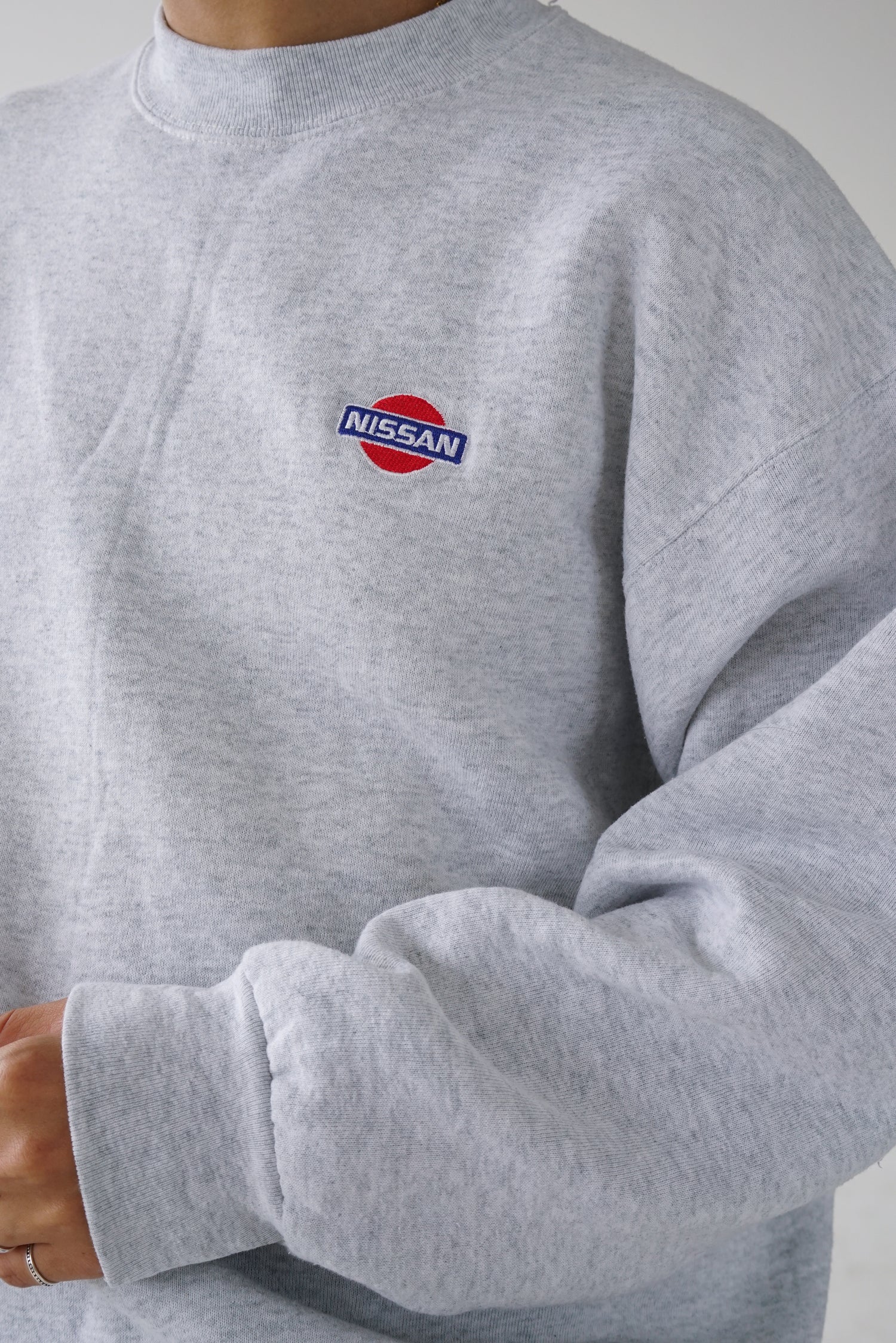 Crewneck Nissan gris unisex jamais porté taille XL