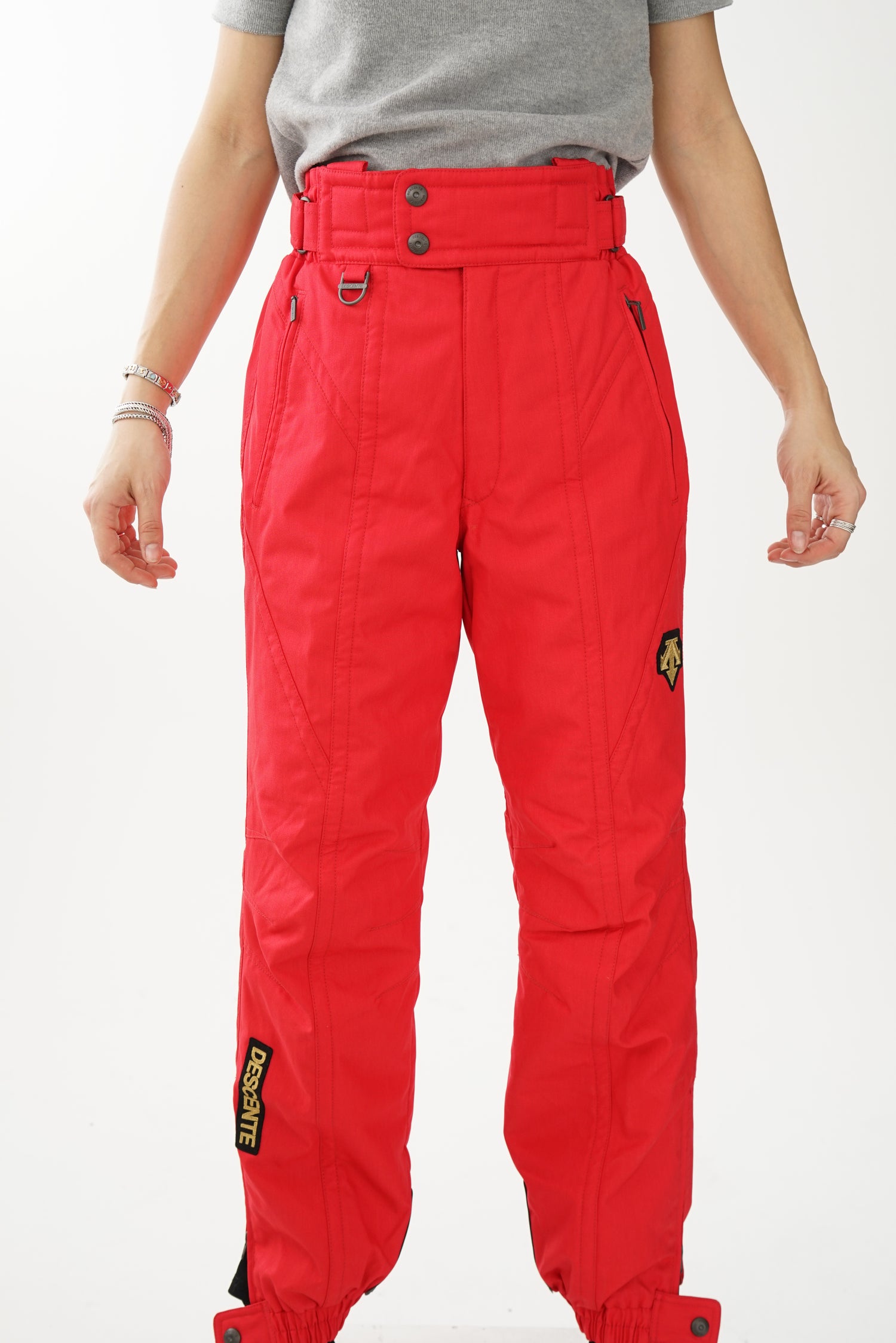 Vintage red Descente unisex snow pants size 32 (M) brand new