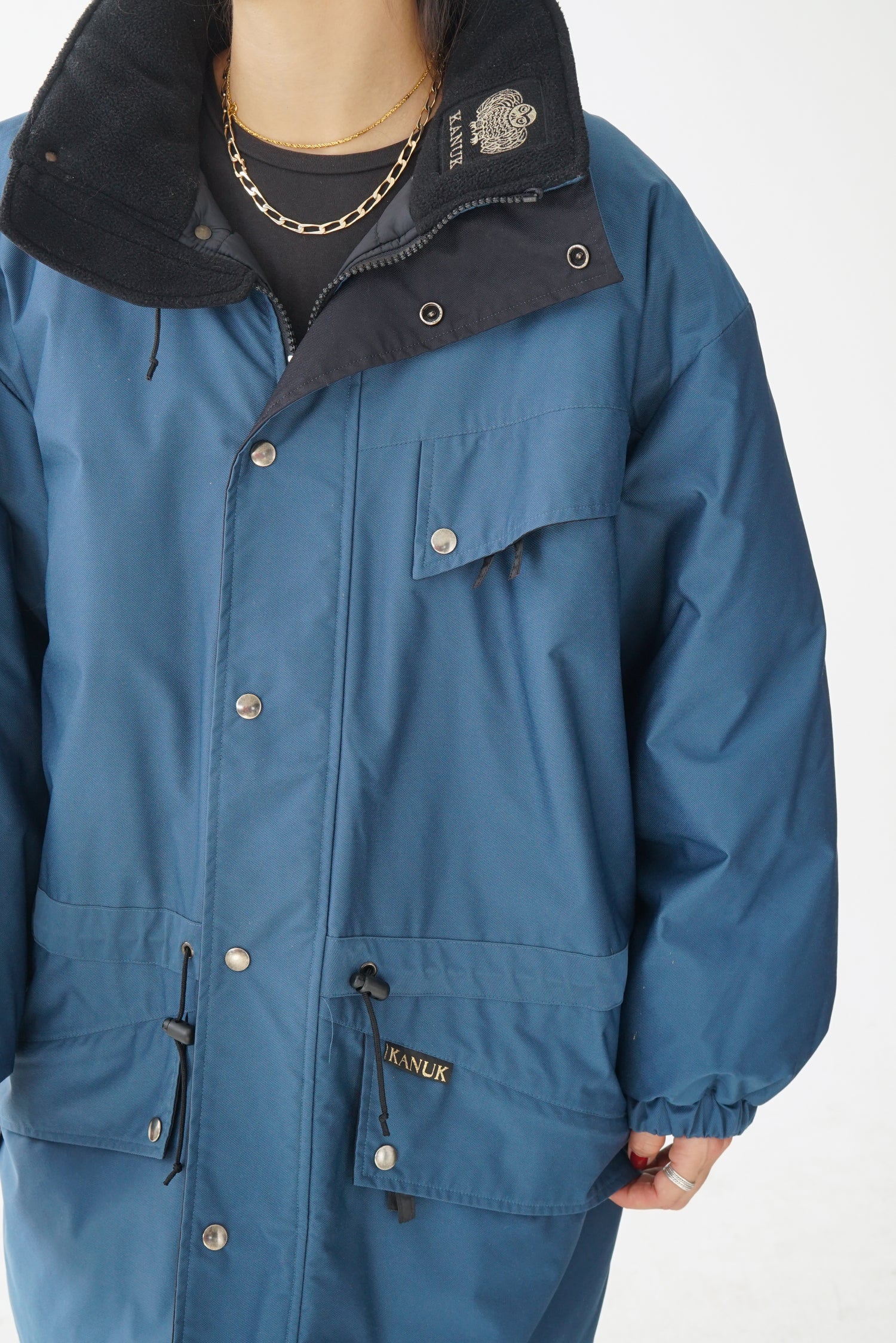 Manteau Kanuk TOUNDRA bleu métallique unisex taille L-XL