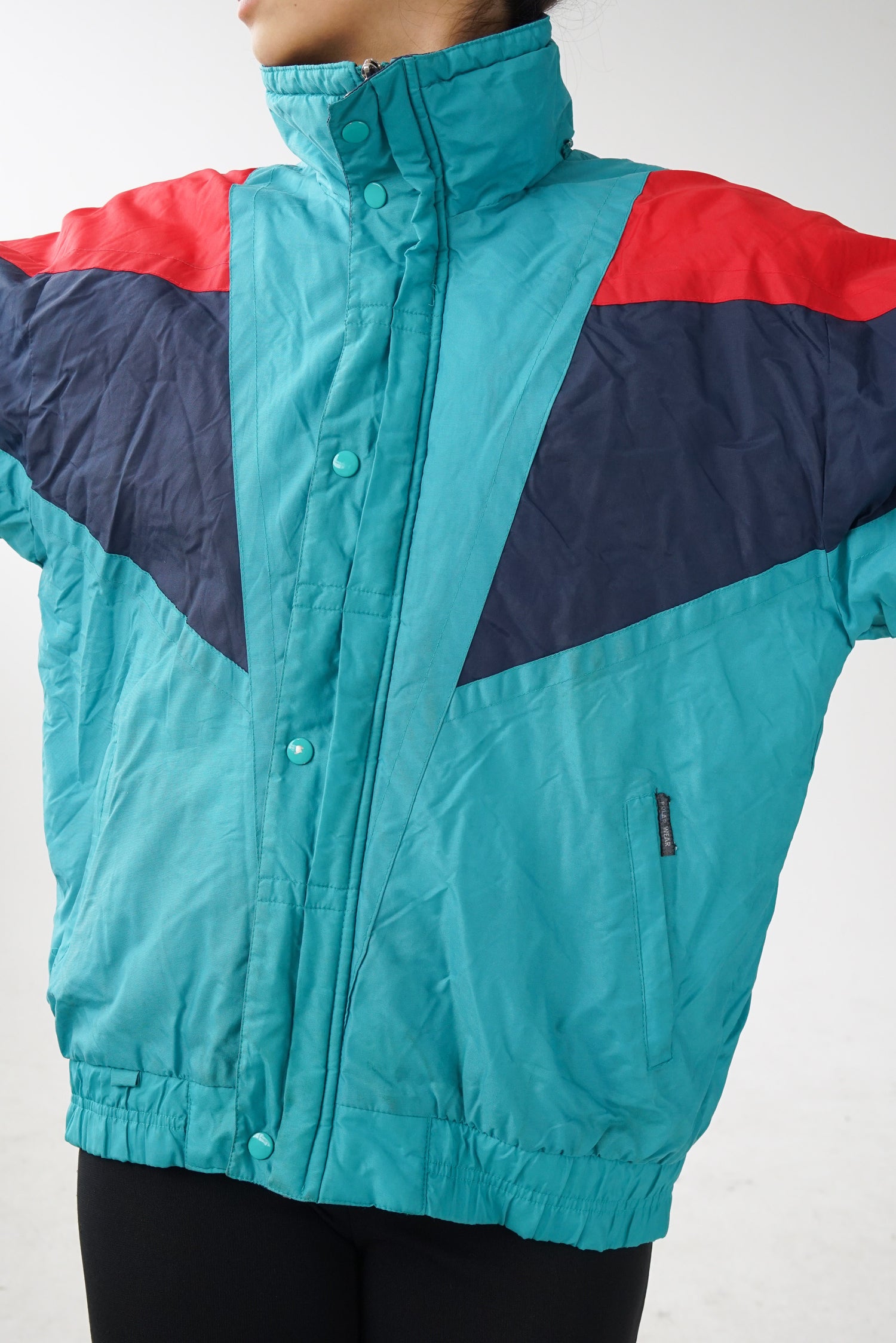 Polar Wear manteau turquoise unisexe M