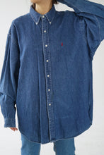Load image into Gallery viewer, Chemise vintage Polo en jeans par Ralph Lauren pour homme taille XL
