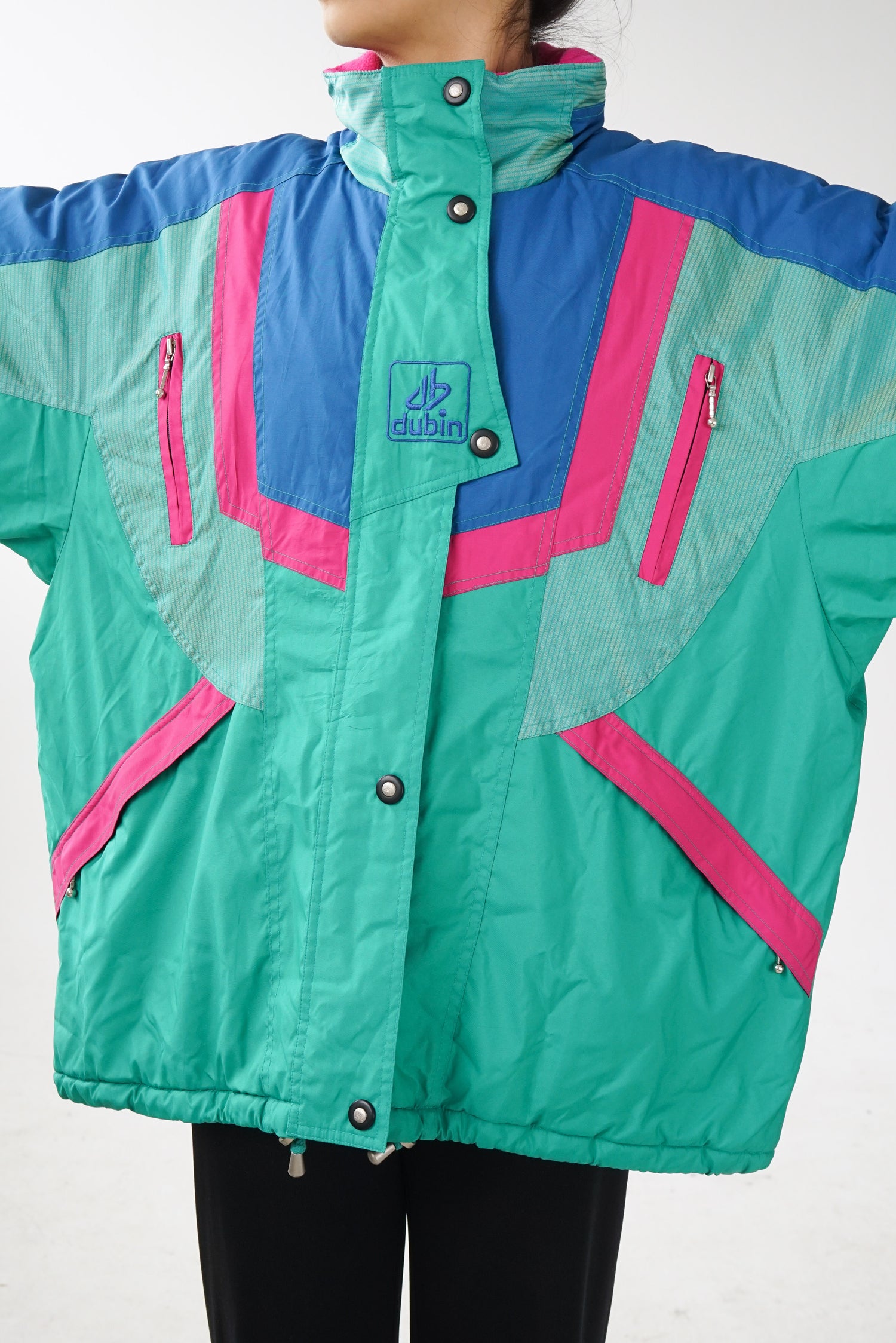 Gymstar dubin protection manteau ski imperméable mi long retro L