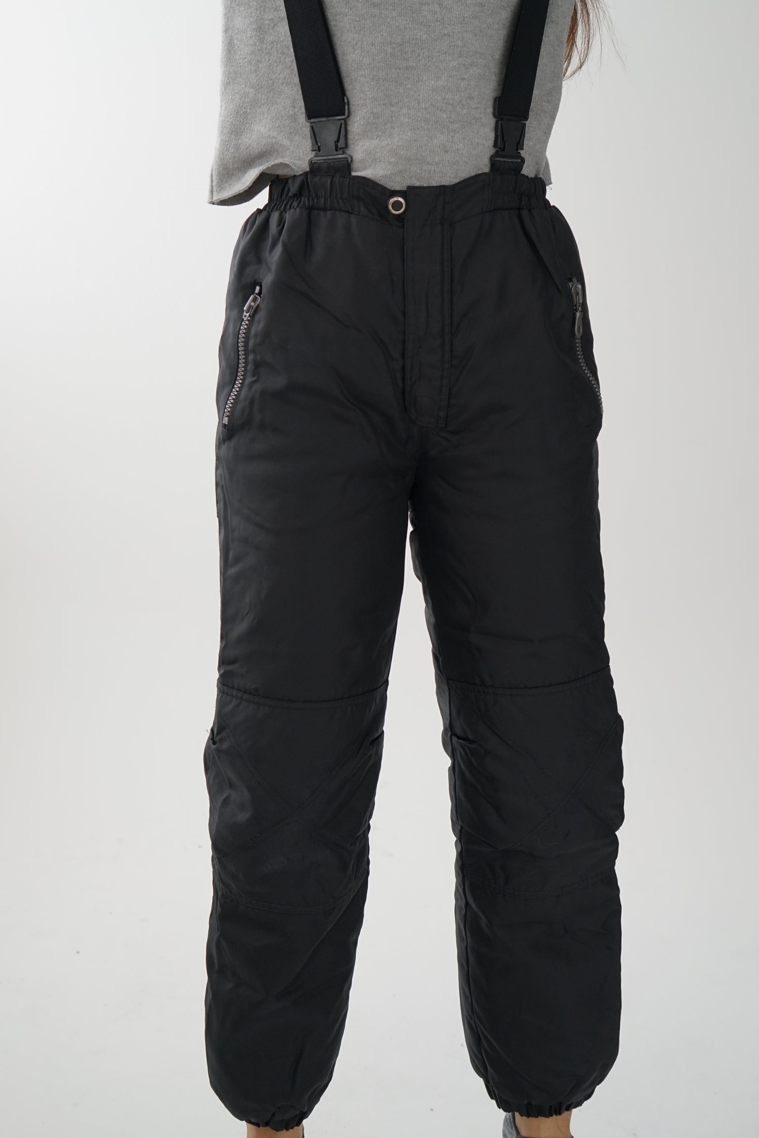 Vintage black Jupa Sport overalls snow pants for women size 14yo (XS)