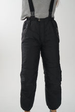 Charger l&#39;image dans la galerie, Pantalon de neige salopette Jupa Sport noir pour femme taille 14 ans (XS)
