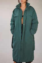 Charger l&#39;image dans la galerie, Manteau long en duvet style trench coat
