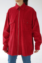 Charger l&#39;image dans la galerie, Jacket en corduroy rouge vintage Britches pour homme taille L
