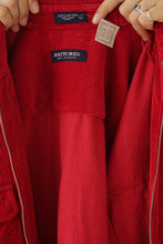 Charger l&#39;image dans la galerie, Jacket en corduroy rouge vintage Britches pour homme taille L
