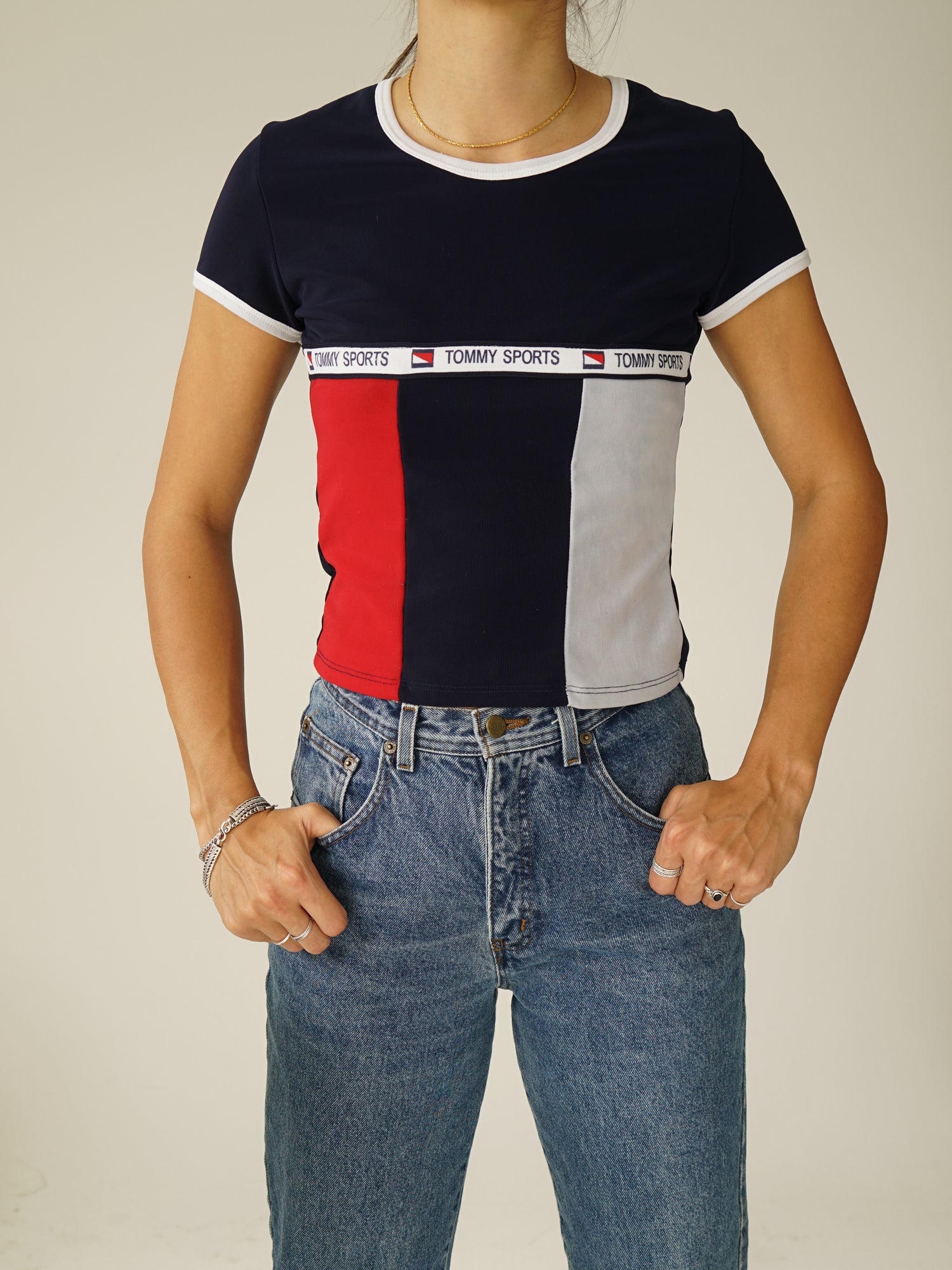 Faux Tommy Hilfiger crop top