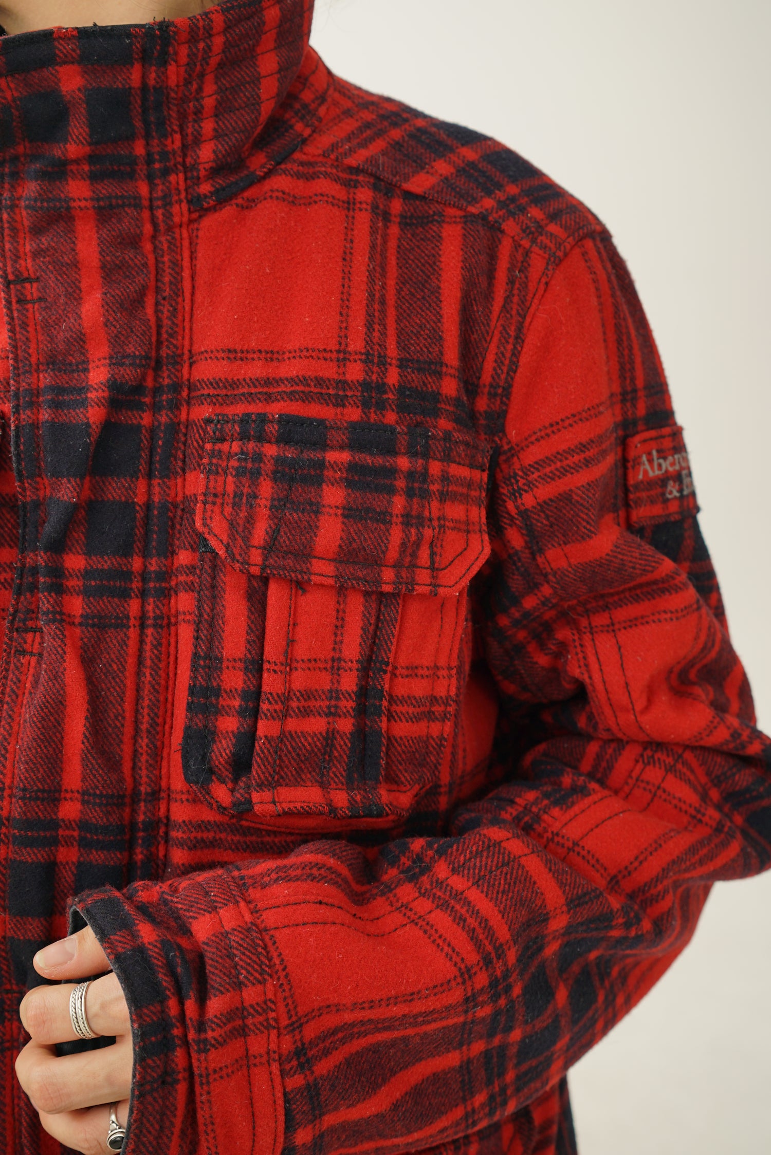 Manteau en laine Abercrombie & Fitch M