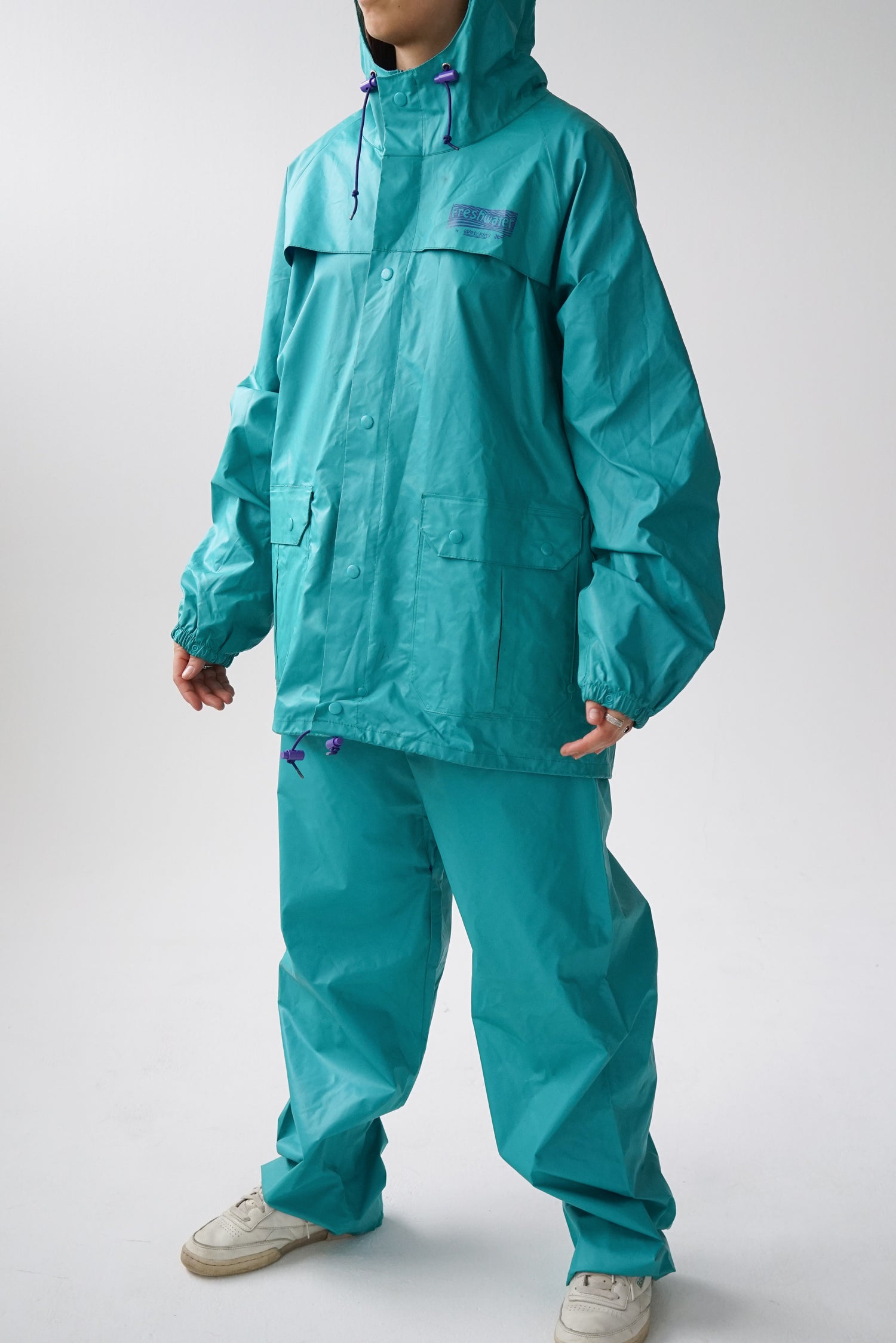 Ensemble imperméable ciré vintage Wetskins taille L