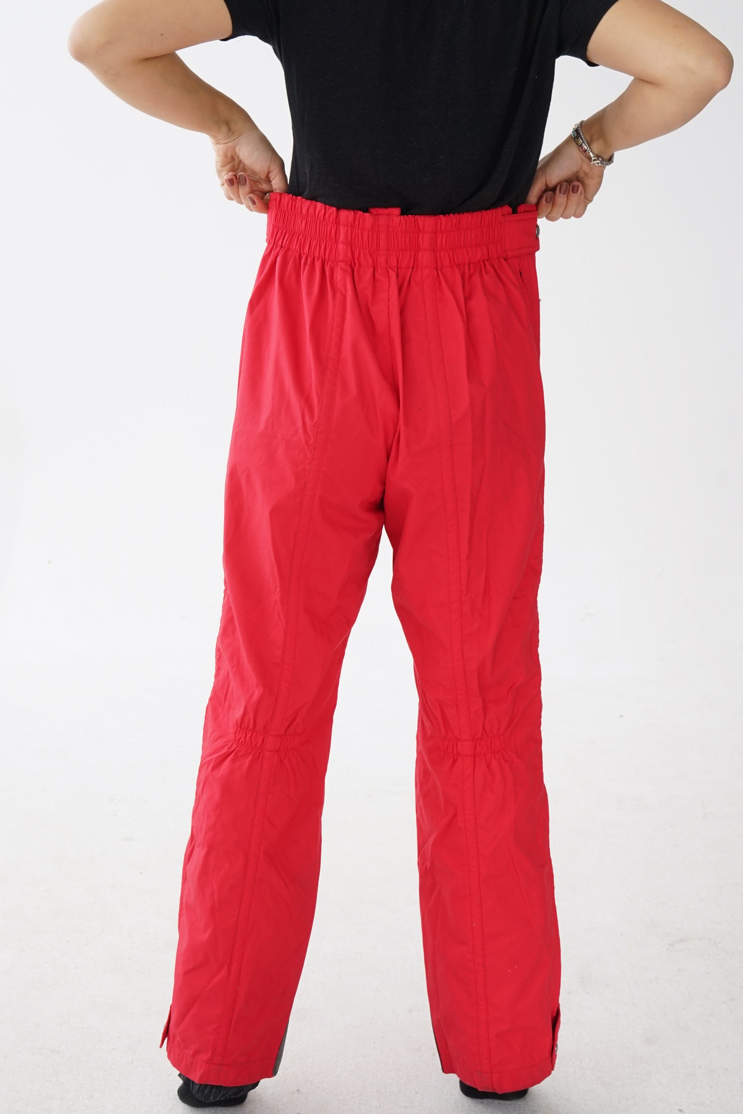 Pantalon de neige de ski Descente rouge pour homme taille 38 (L-XL)