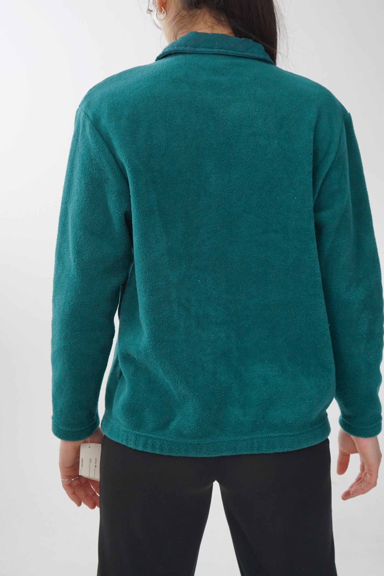 Polar vintage avec petites épaulettes Adolf Sport vert forêt unisexe taille S neuf