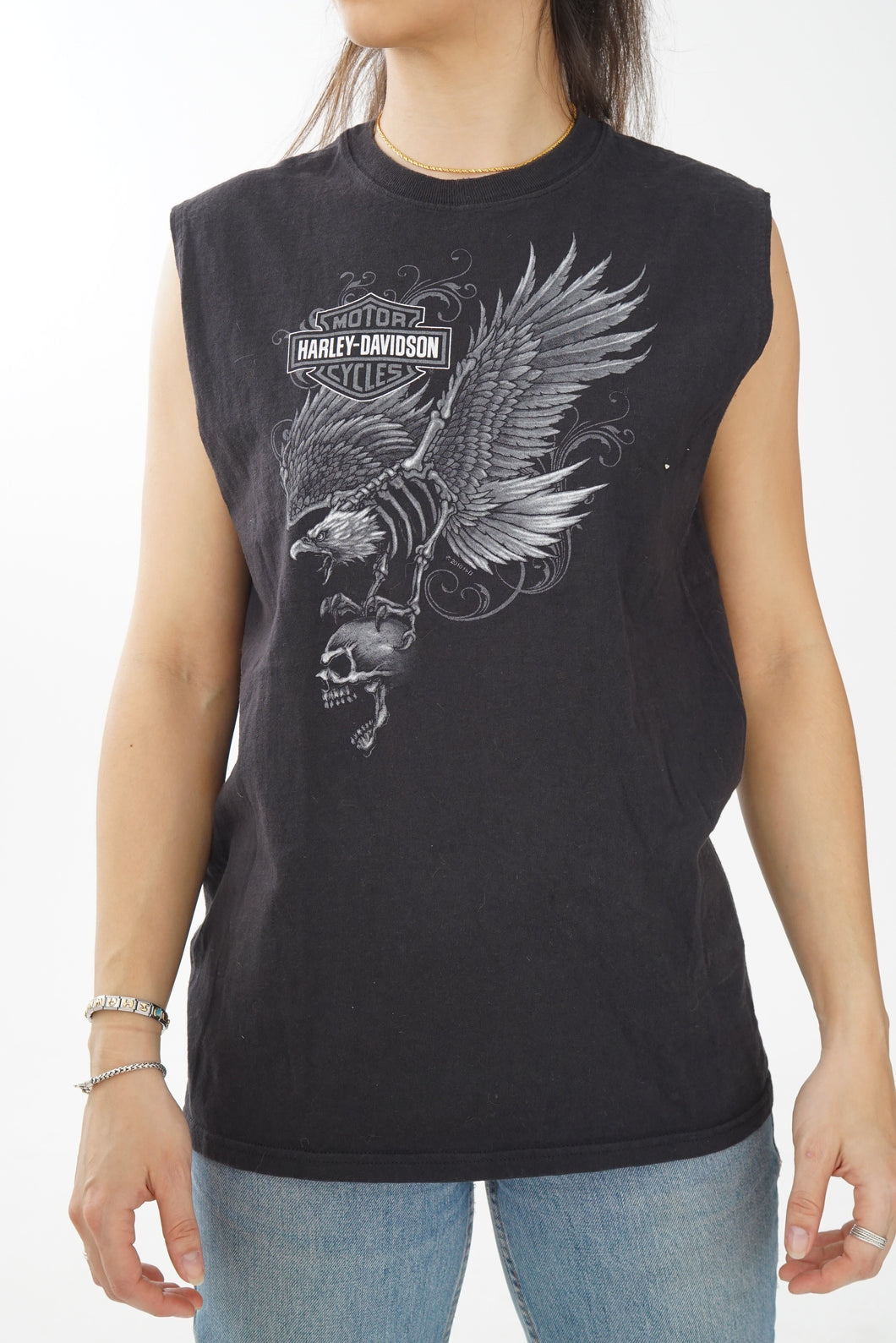 T-shirt sans manche Harley-Davidson avec un aigle taille M