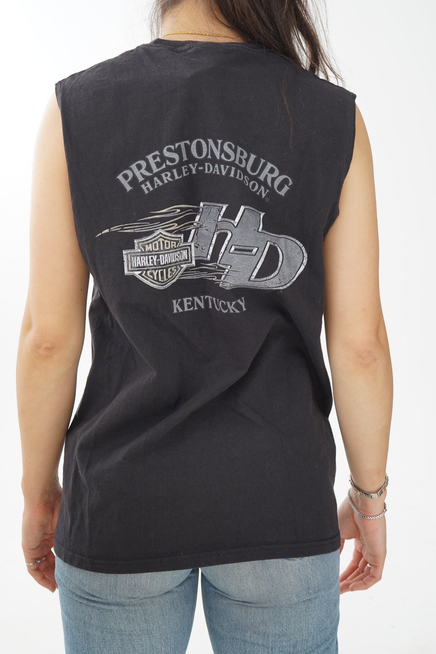 T-shirt sans manche Harley-Davidson avec un aigle taille M