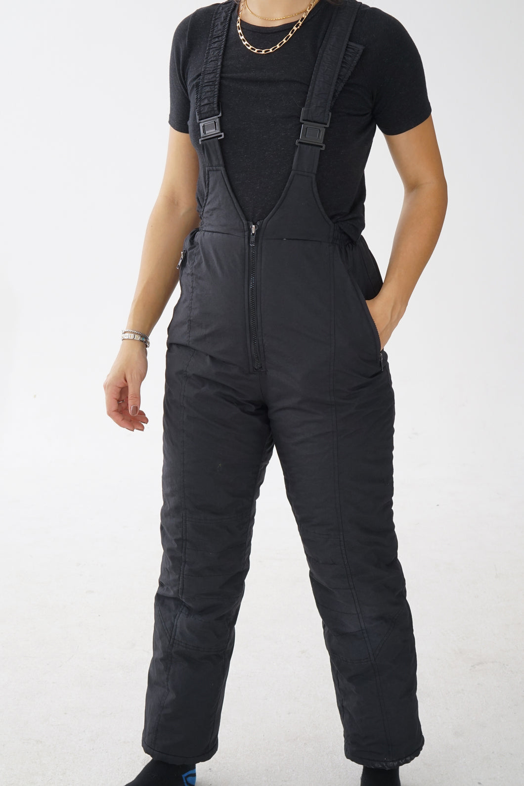 Salopette de neige noir pour femme Collection ski fashion taille S